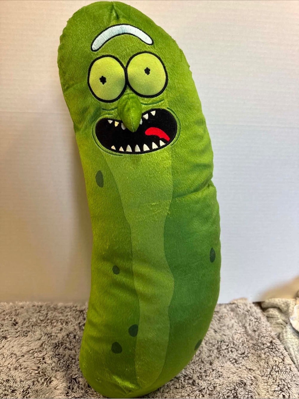 Pickle Rick Plush Toy Rick And Morty Stuffed Pillow Medium Size Toy Collection